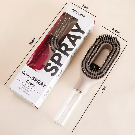 Brosse Vaporisateur 2-en-1 pour Cheveux