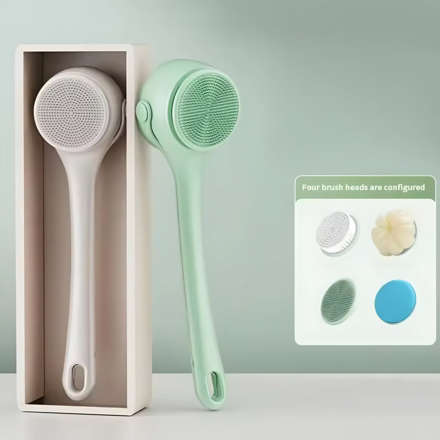 Brosse de Bain Électrique en Silicone