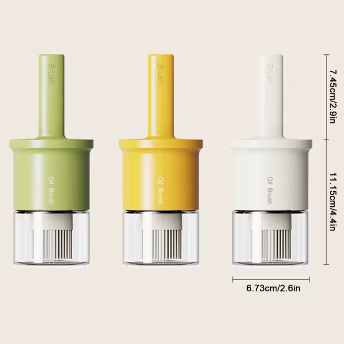 Bouteille Distributrice d’Huile & Sauce 2-en-1 avec Pinceau